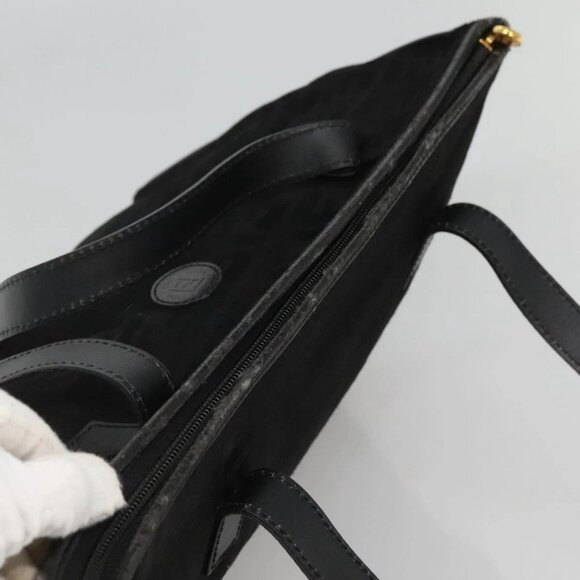 FENDI Zucca Canvas Tote Bag Gold Black Auth - Picture 6 of 15